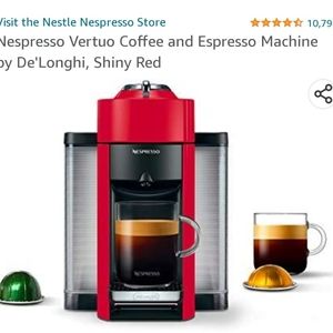 Red Nespresso Verturo Machine